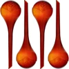 Bewateringsbollen voor planten, amberkleurig transparant, 400 ml, 4 stuks - 9 