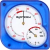 Bimetaal binnen thermometer met hygrometer (-20 tot +50°C), blauw - 8 