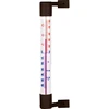 Bruine buitenthermometer (-50°C tot +50°C) 18cm ['buitenthermometer', ' thermometer', ' vensterthermometer', ' thermometer leesbare schaal', ' thermometer van kunststof', ' thermometer voor raam', ' thermometer voor balkon', ' tweezijdige thermometer', ' zelfklevende thermometer']