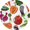 Deksel fi 66/4 groente gezichtjes - 10 stuks ['deksels voor potten', ' deksels voor conserven', ' kleurrijke deksels', ' voor potten fi 66', ' voor pasteuriseren', ' deksels met klik']