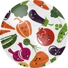 Deksel fi 82/6 groente gezichtjes - 10 stuks ['deksels voor potten', ' deksels voor conserven', ' kleurrijke deksels', ' voor potten fi 82', ' voor pasteuriseren', ' deksels met klik', ' deksels met groenten']