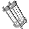 Distilleerder module - kijker - fi 48,3mm lengte 100mm ['distillatie kijkglas', ' distilleerder kijkglas', ' roestvrijstalen kijker', ' zaklamp voor distilleerder', ' zaklamp kijker', ' gin', ' aromatisering van distillaten', ' zaklamp']