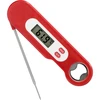 Elektronische culinaire thermometer met inklapbare sonde (-50/+300℃), rood - 5 