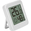 Elektronische thermometer met comfortindicator, wit ['elektronische thermometer', ' thermometer met hygrometer', ' vochtmeting in de kamer', ' comfortmeter', ' thermometer met comfortindicator', ' multifunctionele thermometer', ' binnenthermometer', ' interne thermometer', ' draadloze thermometer', ' elektronische koelkastthermometer', ' weerstation', ' weerstation', ' thermometer om neer te zetten', ' magneetthermometer', ' thermometer bevestigd met magneet', ' moderne thermometer', ' batterijthermometer', ' als cadeau']