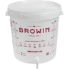 Fermentatiecontainer 30L, in witte kleur met opdruk, kraan en 2 buizen - j.EN - 13 