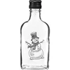 Heupfles 200 ml met schroefdop, opdruk ‘Sneeuwpop’, 1 stuk ['fles', ' heupflessen', ' fles met opdruk', ' fles voor de feestdagen', ' fles voor Kerstmis', ' fles voor likeur', ' fles voor huisgestookte drank', ' fles voor alcohol', ' fles 200 ml', ' fles 200 ml met schroefdop', ' heupfles', ' miniflesje', ' cadeauset voor de feestdagen', ' fles voor onder de kerstboom', ' drankjes voor de feestdagen', ' klein decoratief flesje', ' Merry Christmas', ' kerstcadeau']
