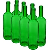 Fles voor wijn 0,75 L groen - verpakking van 8 stuks - 4 