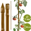 Gecoate stalen stok in bamboevorm, 180 cm x 11mm - 6 