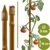 Gecoate stalen stok in bamboevorm, 90 cm x 8 mm ['tuinstok', ' plantenstok', ' plantensteun', ' tuinsteun', ' metalen tuinsteunen', ' steun voor klimplanten', ' steunen voor klimplanten', ' metalen steunen voor bloemen', ' gecoate metalen stokken', ' gecoate plantenstok', ' stalen stok in bamboevorm', ' tuinaccessoires', ' hoe zorg je voor planten', ' aanbevolen stokken voor planten', ' groene stok', ' stalen stokken a la bamboe', ' bamboestokken', ' stokken in bamboevorm']