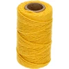 Gele katoenen koord 2 mm/55 m/100 g ['katoenen koord', ' katoenen touw', ' koord voor delicate planten', ' natuurlijk koord', ' ecokoord', ' koord voor macramé', ' koord voor binden', ' koord voor handwerk', ' koord voor aanspannen', ' gele koord', ' gele touw']