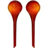 Gieters voor planten, amberkleurig transparant, 400 ml, 2 stuks ['gieters', ' bloemen waterdispenser', ' voor het water geven van bloemen', ' bloemenbevochtigers', ' bloemenirrigatie', ' plantenirrigatie', ' potirrigators', ' voor het water geven van bloemen', ' voor kamerplanten', ' irrigatiesysteem', ' gietbal', ' waterdispenser voor potten', ' plantenballen', ' dispenser voor planten', ' planten water geven', ' gietbal', ' amberkleurige gieters']