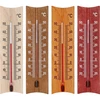 Houten kamertemperatuurmeter (-20 tot +50°C), 15 cm, mix - 12 