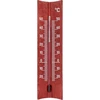 Houten kamerthermometer (-20 tot +50°C), mahoniekleur, 15 cm ['binnen thermometer', ' kamerthermometer', ' thermometer voor binnen', ' huiskamerthermometer', ' thermometer', ' houten kamerthermometer', ' thermometer met duidelijke schaal', ' thermometer met versterkte capillair']