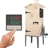 Houten tuinrookoven 200 L – dragON Wood 100E met elektrische verwarmingsmodule en regelaar - 13 