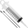 Injectiespuit 100 ml + 2 naalden ['vleeswaren', ' voor vlees', ' vleesspuit', ' roestvrijstalen naalden', ' injectienaald', ' voor vlees', ' voor pekelen', ' onvoldoende pekelen', ' grijze vlekken in vleeswaren']