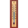 Kamertemperatuurmeter met gouden schaal (-10°C tot +50°C) 12cm ['binnen thermometer', ' kamertemperatuurmeter', ' thermometer voor binnen', ' huisthermometer', ' thermometer', ' houten kamertemperatuurmeter', ' thermometer met duidelijke schaal', ' thermometer om op te hangen', ' traditionele thermometer']