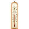 Kamertemperatuurmeter met gouden schaal (-10°C tot +50°C) 16cm ['binnen thermometer', ' kamertemperatuurmeter', ' thermometer voor binnen', ' huisthermometer', ' thermometer', ' houten kamertemperatuurmeter', ' thermometer met duidelijke schaal', ' thermometer met gouden schaal', ' thermometer om op te hangen', ' kleine thermometer']