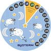 Kamerthermometer, vloeibaar-kristal, kinder Ø 11cm ['thermometer voor kinderkamer', ' kinderthermometer', ' thermometer voor babykamer', ' vloeibaar-kristal thermometer', ' zelfklevende thermometer', ' thermometer met grafische schaal']