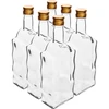 Kloosterfles 500 ml, met dop, wit - 6 stuks - 2 