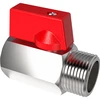 Kogelkraan voor opvangbakken - 1/2" - 1 stuk ['accessoires voor distilleerapparaat', ' onderdeel van distilleerapparaat', ' voor opvangbakken', ' klep met handvat', ' onderdeel van opvangbak', ' modulaire distilleerapparaat']