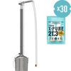 Modulaire distilleerder Convex 30 L elektrisch - Aabratek ['abratek', ' elektrische distilleerder', ' distilleerder met kijkglas', ' modulaire distilleerder', ' gerectificeerde spiritus', ' gedestilleerd water 95%', ' distillatie', ' koperen vulling', ' koperen prismatische veren', ' browin distilleerder']