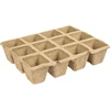 Papieren potten 4,5 x 5 x 4,5, set van 5 stuks. ['papieren potten', ' papieren pot', ' pot voor zaailingen', ' pot voor kruiden', ' pot voor kruiden', ' hoes van papierpulp', ' papieren hoes', ' potten voor stekken', ' papieren potten voor zaailingen', ' pot voor zaden', ' pot voor zaden.']