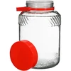 Pot 3 L met plastic deksel ['grote pot', ' grote pot', ' grote pot', ' grote pot', ' grote glazen pot', ' pot voor conserven', ' voor fermentatie', ' voor augurken', ' voor kool', ' industriële pot', ' pot met tang', ' pot tang', ' tang voor augurken']