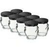 Pot TO 106 ml Amfora met gekleurd deksel fi 53 - 8 stuks ['set van potten', ' potten voor jam', ' pot voor conserven', ' pot voor conserven', ' potten met deksels', ' potten fi 53', ' potten met gekleurde deksels', ' potten voor conserven', ' potten voor wecken', ' potten voor vlees', ' pottenverzameling', ' potten voor pasteurisatie', ' vlees in een pot', ' amfora pot']