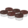 Pot TO 65 ml met gekleurde deksel fi66 - 6 stuks. ['pot', ' potje', ' potje', ' 65 ml', ' fi66']