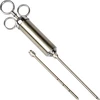 Roestvrijstalen injectiespuit 60 ml + 2 naalden - 3 