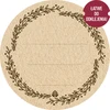 Ronde etiketten fi 66,5mm voor deksels/potten - 20 stuks - 4 