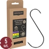 Rookhaken - S, geslepen, 3 mm x 150 mm, 5 stuks ['rookhaak', ' rookhaak voor vlees', ' rookhaak voor vleeswaren', ' haak voor vleeswaren', ' rookhaken', ' RVS haken', ' S-vormige rookhaken', ' set rookhaken', ' rookhaken voor de rookoven', ' haken om vleeswaren te drogen', ' haken voor kaas', ' klassieke rookhaken', ' haken met conische punt']