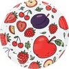 Schroefdeksel met print – fruitmotief, Ø 82/6, 10 stuks - 13 