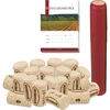Set: kurken+etiketten+kappen - 20 stuks - 2 