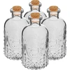 Set van flesjes met kurken, 240 ml - 4 stuks - 4 
