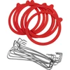 SET: VEERTJES+AFDICHTINGEN WECK FI110MM -10ST - 3 