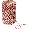 Slagerstouw wit-rood katoen (240°C) 55 m - 8 