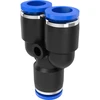 Steekverbinder 10 mm, type Y - 1 stuk ['accessoires voor distilleerapparaat', ' modulaire distilleerapparaat', ' slangverbinder', ' Y-verbinder']