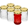 TO pot 300ml met opdruk - mix van fruit en deksel fi66/4 - 6 stuks ['potten met opdruk', ' decoratieve potten', ' potten met deksels', ' potten voor conserven', ' elegante potten', ' potten voor jam', ' pot met opdruk', ' pot met afbeelding', ' potten voor conserven', ' potten voor voorraadkast', ' TO pot', ' twist-off pot']