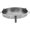Tuinvuurplaats ø 80 cm gelast ['vuurplaats in de tuin', ' ronde vuurplaats', ' kampvuur', ' onder de ketel', ' Poolse vuurplaats', ' vuurplaats ruw staal', ' kampvuurplaats', ' gietijzeren ketel', ' grill', ' driepoot']