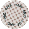 Twist-off deksel Ø82/6, beige ruitjes, 10 stuks - 12 