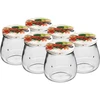 Twist-off pot 500ml "Omgekeerde Amfora" met gekleurde deksel fi 82/6, 6 stuks ['pot', ' amfora pot', ' pot 500ml', ' set van potten', ' glazen potten', ' pot voor conserven', ' potten voor cosmetica', ' potten 6 stuks', ' glazen pot', ' potten voor jam', ' potten voor confituren', ' potten voor marmelades', ' potten voor vleesconserven', ' potten voor potten', ' potten voor cosmetica']