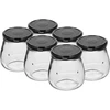 Twist-off pot 500ml "Omgekeerde Amfora" met zwarte deksel fi 82/6, 6 stuks - 13 