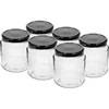 Twist-off pot, dikke 580ml met zwarte deksel fi 82/6, 6 stuks ['potten', ' pot', ' set van potten', ' containers', ' glazen containers', ' opslagpotten', ' keukenpotten', ' glazen potten', ' potten met metalen deksel', ' voedselopslagpotten', ' inmaakpotten', ' kruidenpotten', ' koffiebussen', ' theepotten', ' vaatwasmachinebestendige potten', ' glazen pot', ' pot met deksel', ' potten set', ' jam potten', ' dikke pot', ' dikke']