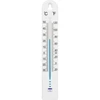 Universele thermometer (-30 tot +50°C), 17 cm, wit ['thermometer', ' universele thermometer', ' thermometer van kunststof', ' thermometer met duidelijke schaal', ' thermometer met dubbele schaal in °C en °F', ' thermometer voor ruimtes met hoge luchtvochtigheid', ' buitenthermometer tot -30°C', ' vochtbestendige thermometer', ' thermometer in witte kleur', ' stevige thermometer']