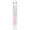 Universele witte thermometer (-40°C tot +50°C) 40cm ['thermometer', ' universele thermometer', ' thermometer van kunststof', ' thermometer met duidelijke schaal', ' thermometer met dubbele schaal', ' thermometer voor ruimtes met hoge luchtvochtigheid']