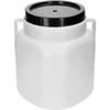 Vierkant Vat van 20 L, wit, met handvatten, Sterk - 12 