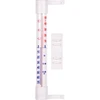Witte buitenthermometer (-60°C tot +50°C) 23cm ['buitenthermometer', ' welke temperatuur']