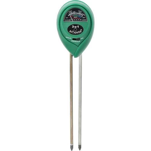 3-in-1 Bodemtester - pH, vochtigheid, zonlicht