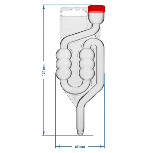 6-kamer fermentatiebuis met beschermende stop - 3